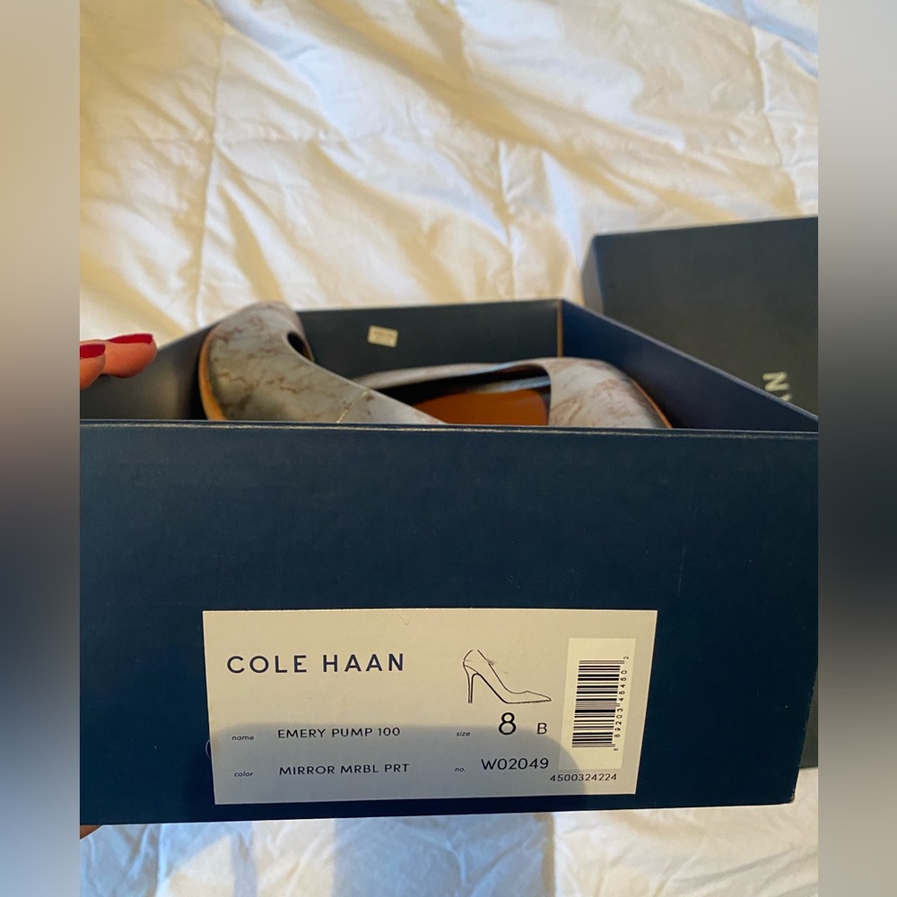 Cole Haan Emery Pump Mirror Marble Print - Picture 2 of 4